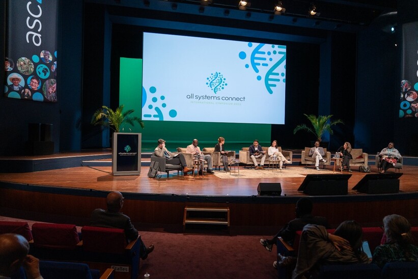 The stage being set for the Integrate Debate at the ASC 2023, Den Haag. Photo credits: Robert Tjalondo (Rockin’Pictures)