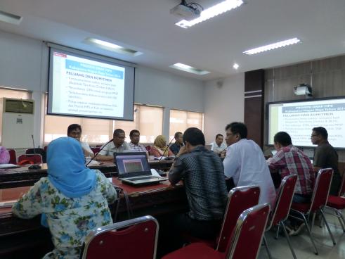 Meeting at Planning Department of Aceh Province 