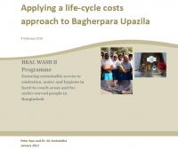 Applying a life-cycle costs approach to Bagherpara Upazila
