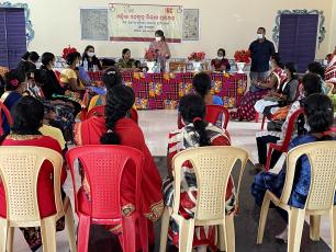 She makes change workshop participants, Odisha, India 