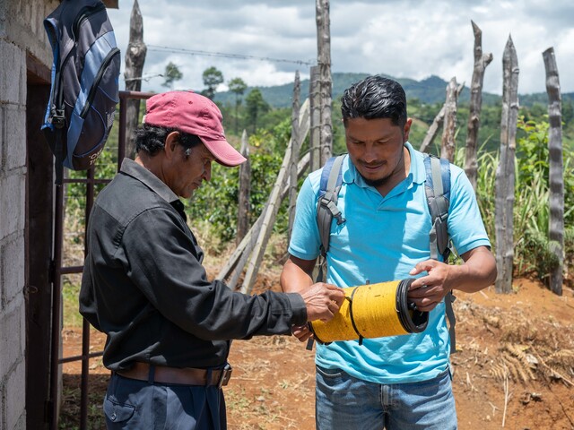 Men at work in Honduras
