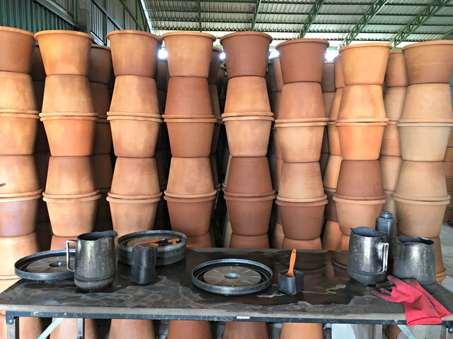 Filter pots at Hydrologic´s production facility 