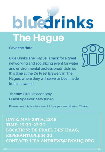Blue Drinks The Hague Edition II Save the Date