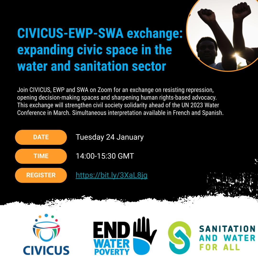 CIVICUS-EWP-SWA exchange poster