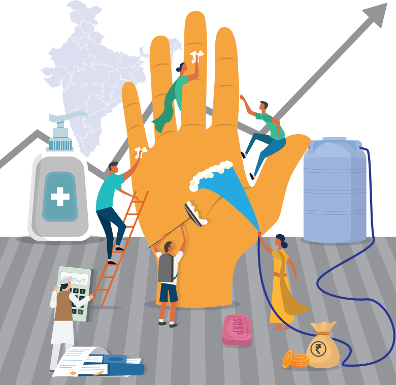 Cover illustration Mapping Policies and Tracking Budgets for Hand Hygiene