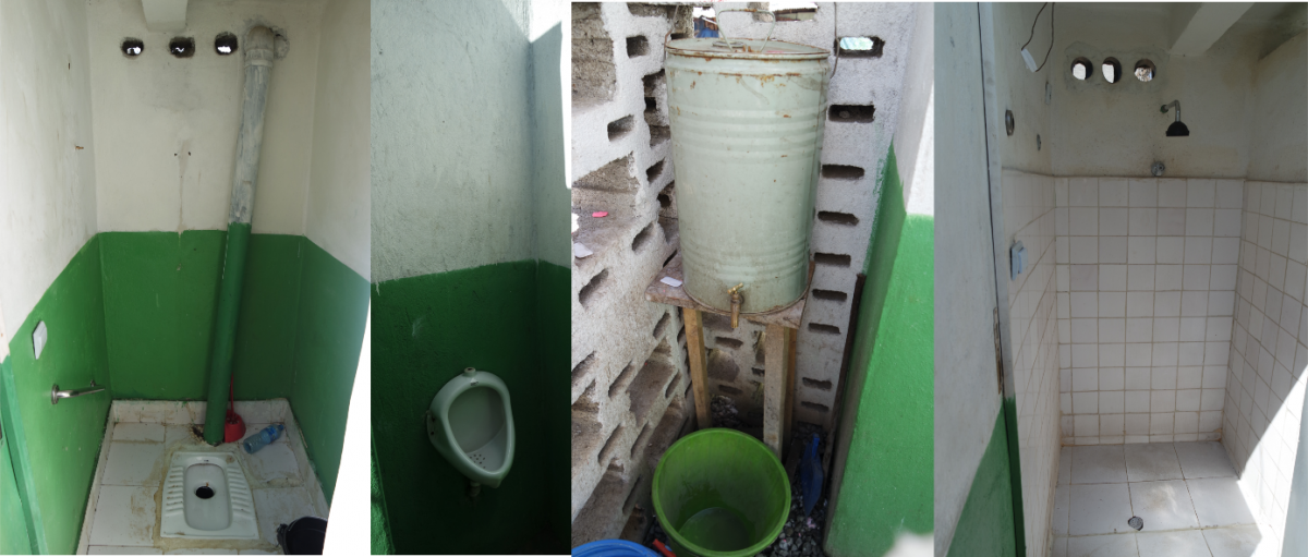 Inside the Liyou Class public toilet, Addis Ketema Sub-city, Addis Ababa, November 2016. Photo IRC Ethiopia