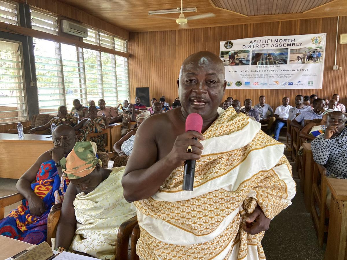 Ghana - Asutifi North district assembly and partners town hall meeting