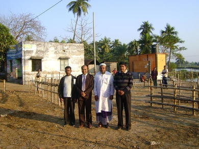 Left to right: Dr Shorful Islam, Gazi Tafsir Ahmed, Gazi Nizam Kuin and Gazi Yunus Ali