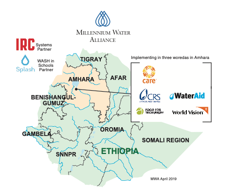 Ethiopia MWA collaboration map