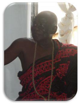 Traditional chief Mr. Nii Amarkai IV, copyright Peter Simon Sekuma, 2012 